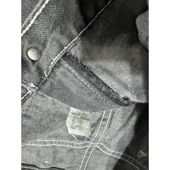 Congo Trader Vintage 80s 90s Acid Wash Black Jeans Men’s 38x32 NEW WITH‎ TAGS - Picture 9 of 9